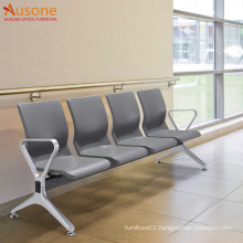 Plastic Public 4-seater hospital waiting room furniture